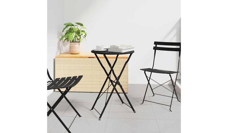 Walplus Metal Table - Anthracite - 50 x 50 x 71 cm