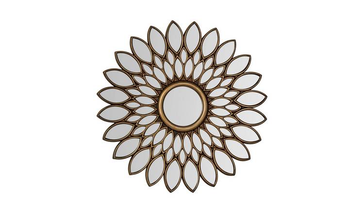 Orsina Lyra Bronze Wall Mirror – Clear
