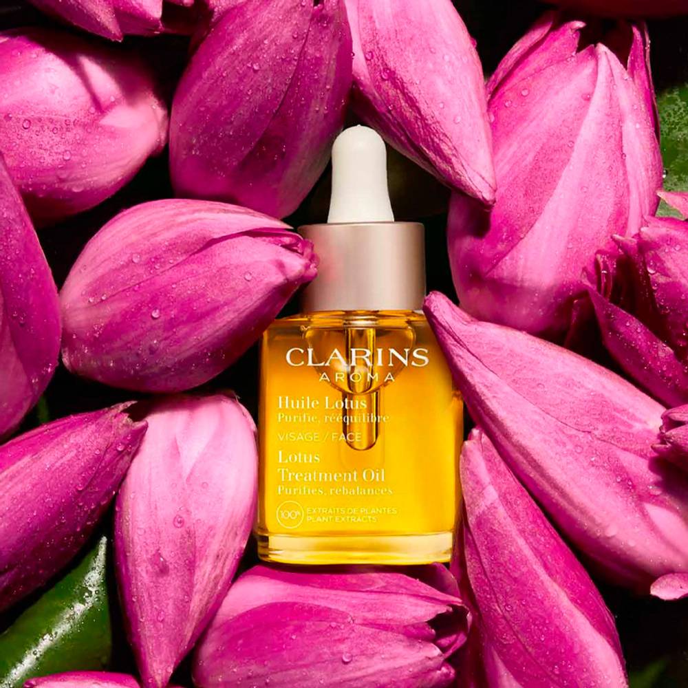 Clarins Face Treatment Oil Lotus - 30ml - Image 2