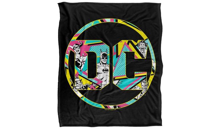 Batman DC Logo Soft Touch Blanket - 147cm x 91cm