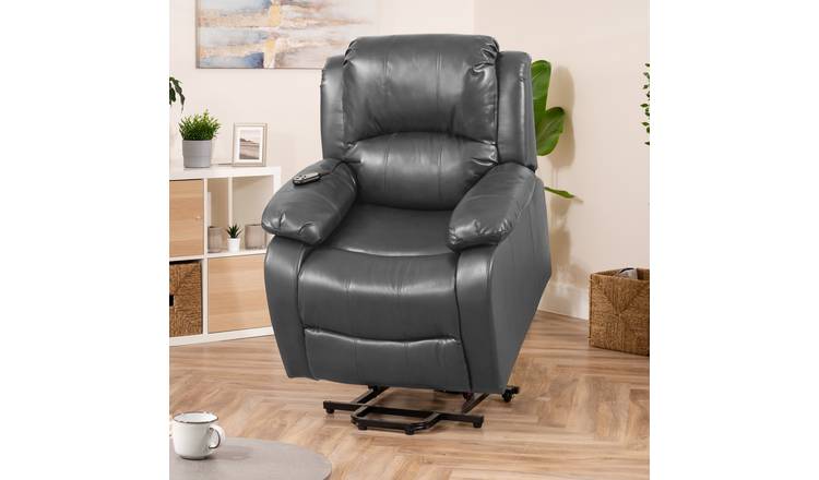 Artemis Home Northfield Dual Massage Heat Electric Mobility Recliner - Grey