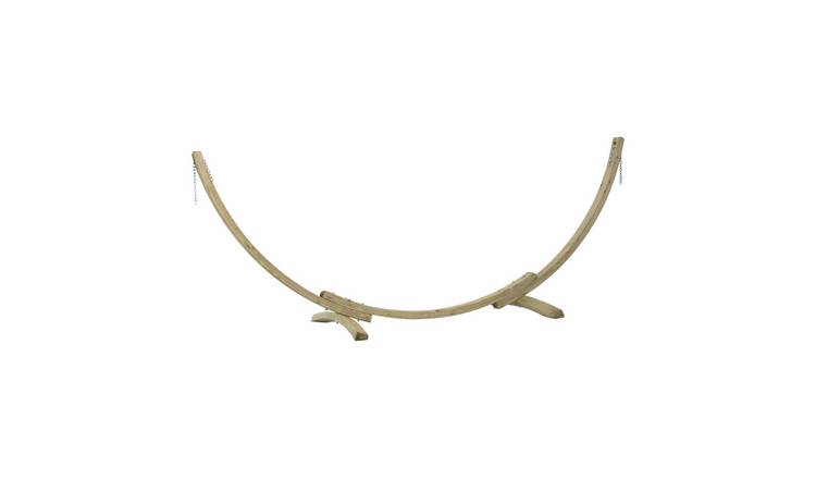Amazonas Apollo Large Wooden Garden Hammock Stand – Natural