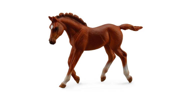CollectA Thoroughbred Foal Walking Chestnut - 3 Years +