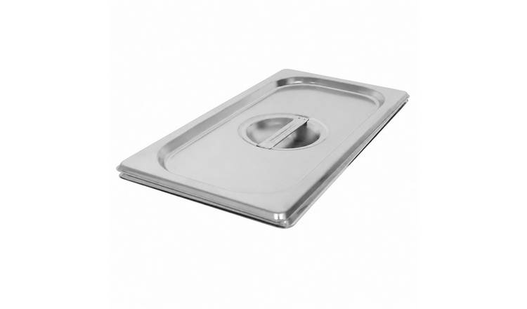 Argon Tableware Steel Gastronorm Container with Lid 1/3 - 650ml