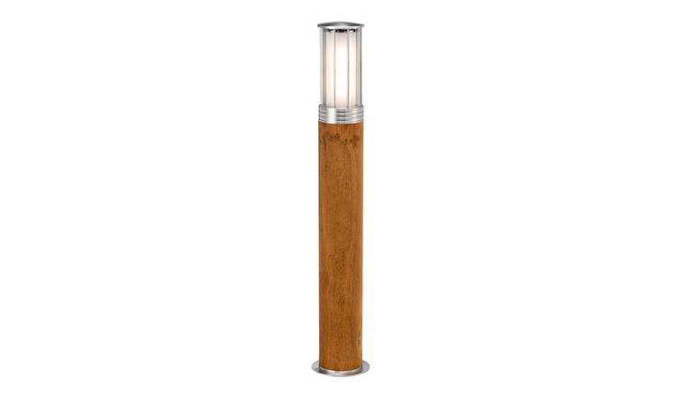Elstead Hornsea 70cm Bollard - Teak