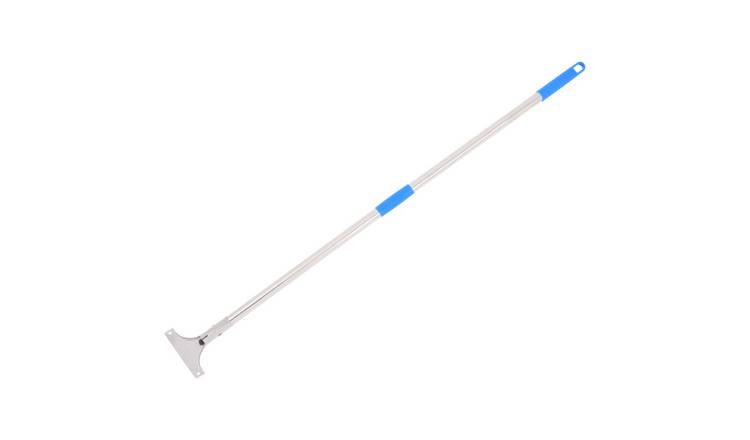 Walplus Steel Floor Squeegee Handle and - Silver and Blue - 119.5 cm