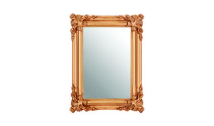 Orsina Georgia Frame Wall Mirror - Gold