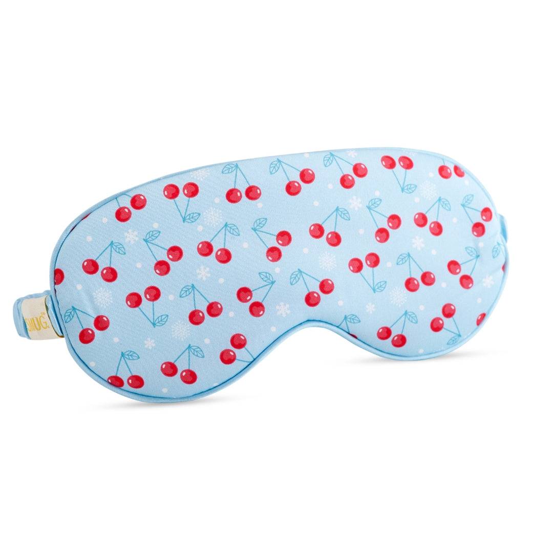 SMUG Satin Sleep Mask - Frosted Cherry Print - Image 1