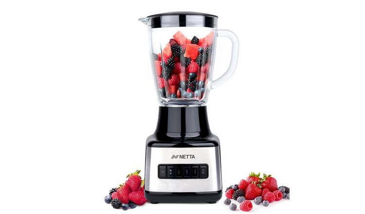 NETTA 500W Table Blender with 1.5L Glass Jug, 8 Speeds