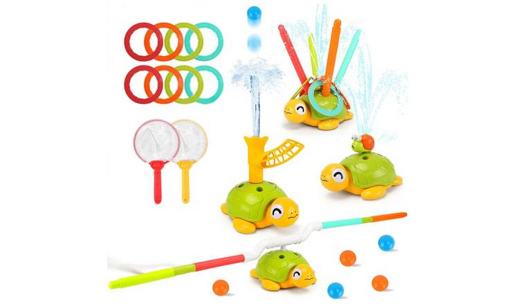 deAO Turtle Water Sprinkler Splash Toy