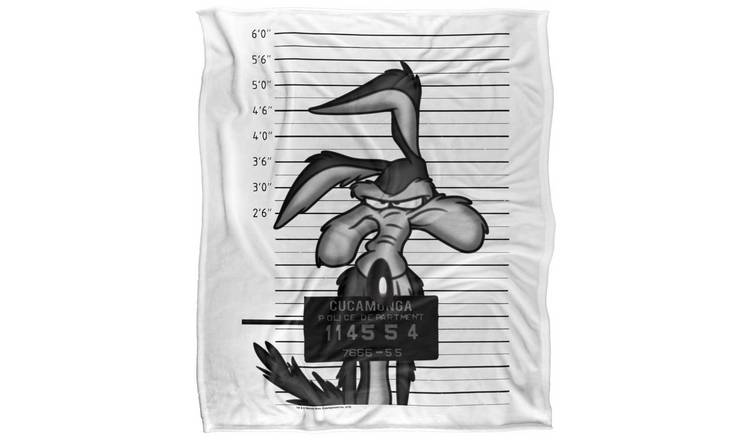 Looney Tunes Wile E Coyote Busted Soft Touch Blanket - 147cm x 91cm