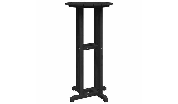 Walplus Round Bar Table - Black - 55 x 55 x 107 cm