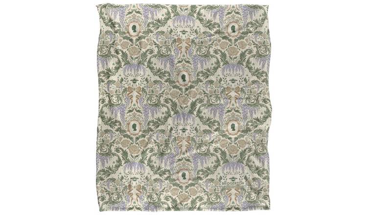 Bridgerton Soft Damask Blanket - 127cm x 152cm
