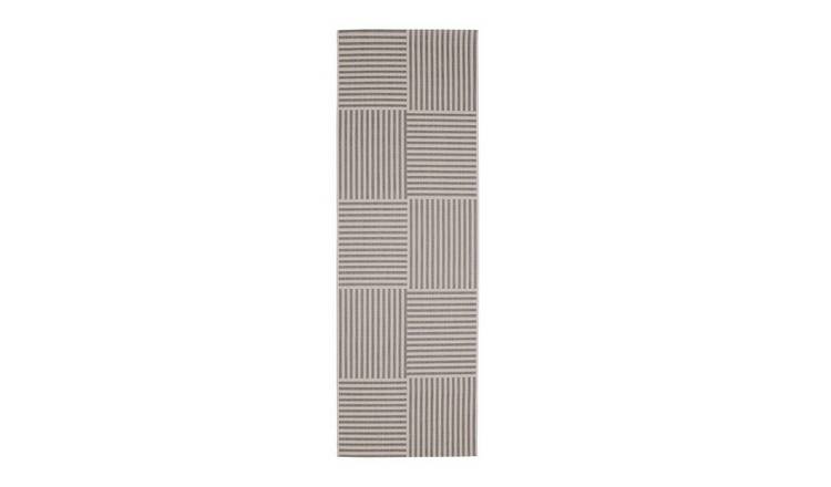 Mega Flooring Multi Modern Striped Runner - 67 x 200cm