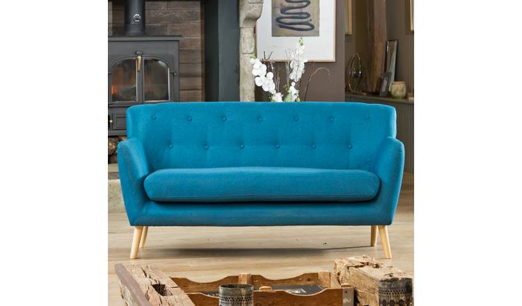 Artemis Home Lynwood  Fabric 3 Seat Sofa - Teal