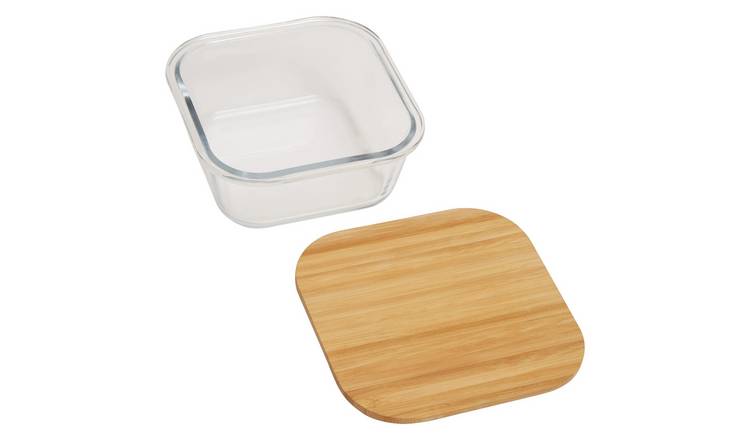 Orsina Freska 800ml Glass Container With Bamboo Lid