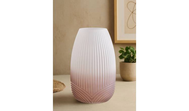 Orsina Blyth Large Glass Vase - Grey