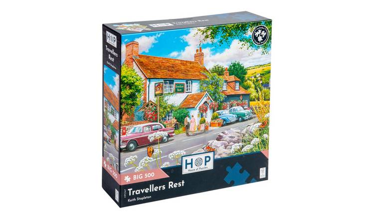 The House of Puzzles Travellers Rest BIG 500 Puzzle 3 Years +