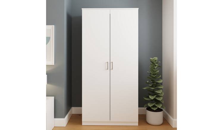 GFW Bailey 2 Door Wardrobe - White