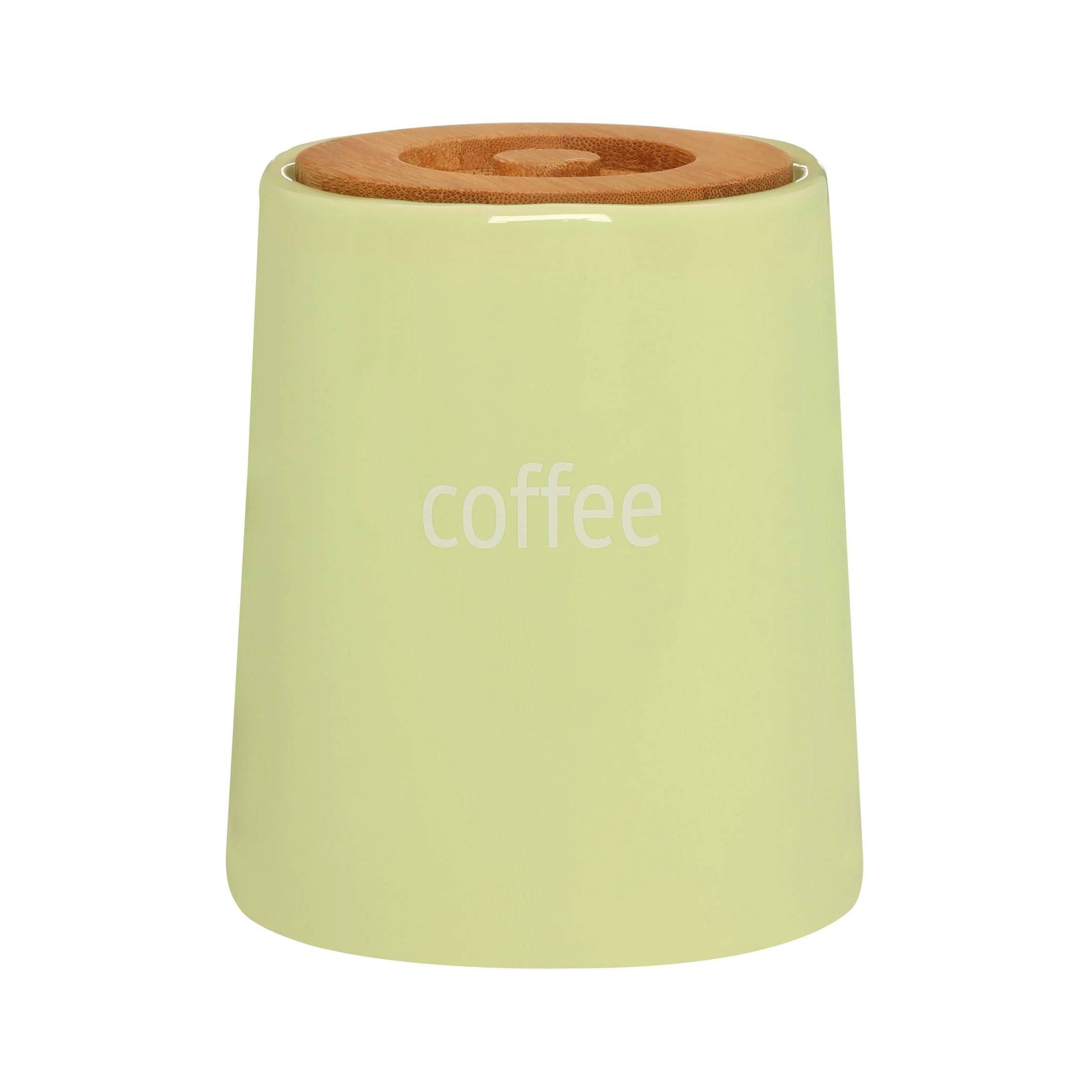 Orsina Fletcher Ceramic Coffee Canister – Green - Image 1