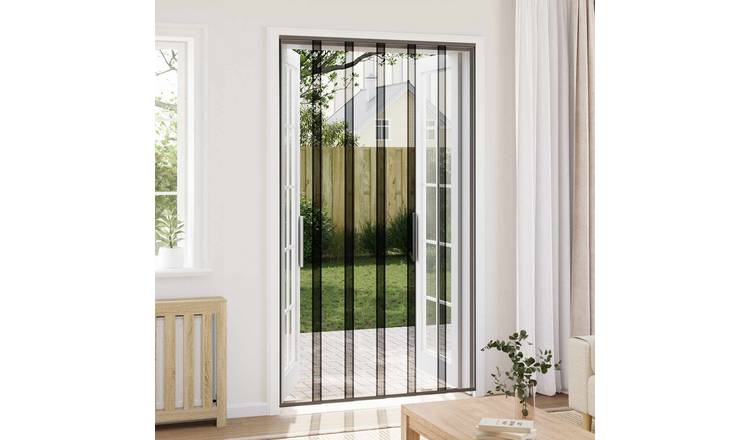 Walplus Polyester Insect Door Screen - Black - 150 x 240 cm