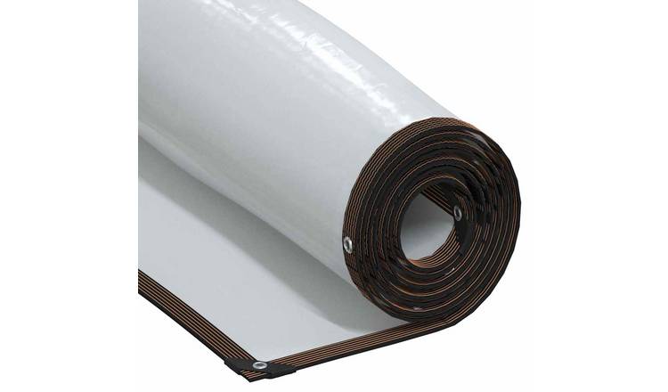 Walplus Plant Cover with Eyelets - Transparent and Black - 200 x 300 cm