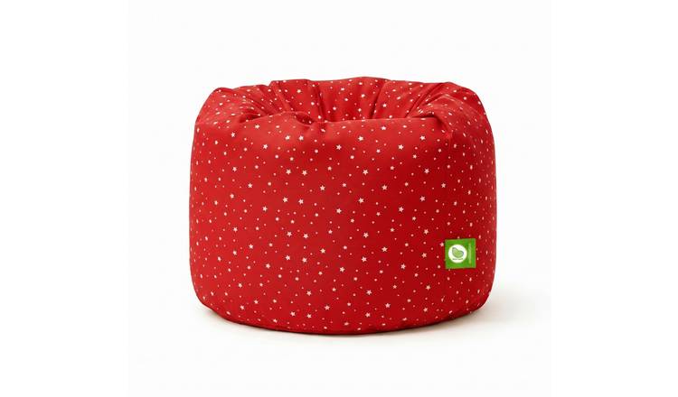 Bean Lazy Stars Cotton Large Bean Bag - Red