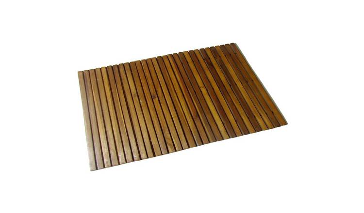 Walplus Acacia Wood Bath Mat - 80 x 50 cm