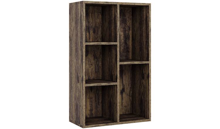 Vida Designs 5 Cube Storage Unit - Dark Wood