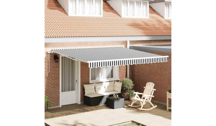 Walplus Manual Polyester - Anthracite and White - 400x300 cm - White Frame