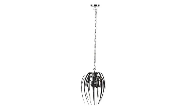 Orsina Mondo Small Metal Pendant Light - Silver