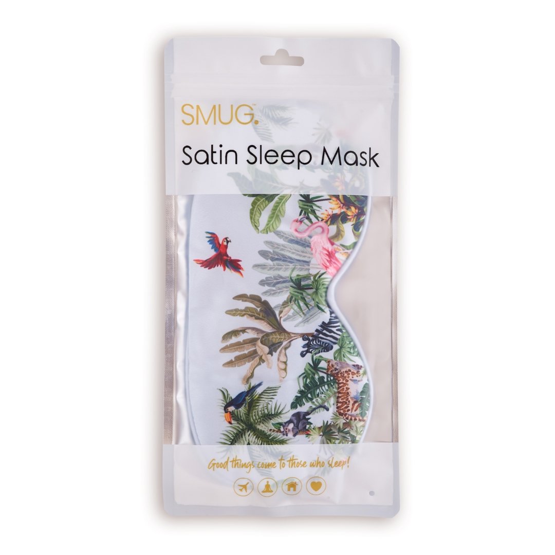 SMUG Satin Sleep Mask - Jungle Print - Image 3