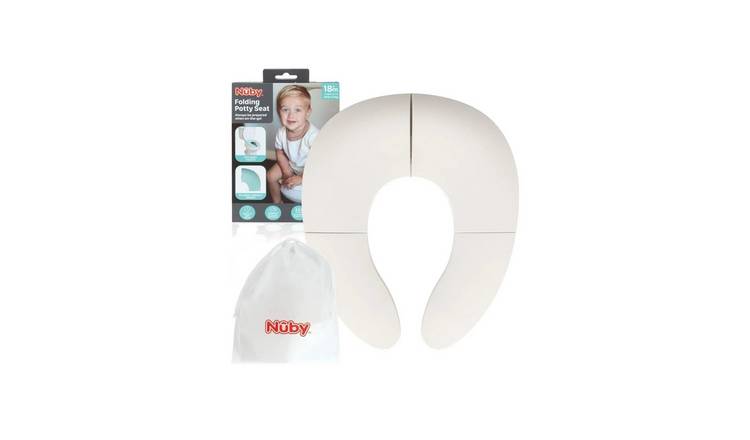 Nuby Portable Foldable Potty Training Toilet Seat