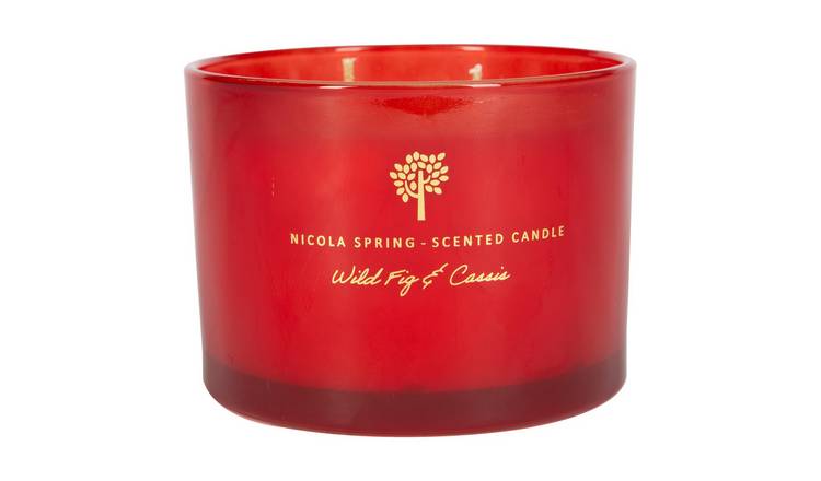 Nicola Spring 350ml Soy Wax Scented Candle - Wild Fig & Cassis