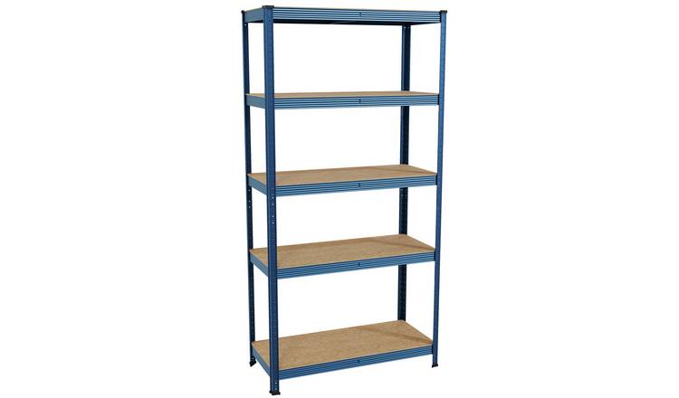Home Vida 5 Tier Garage Shelf - Blue