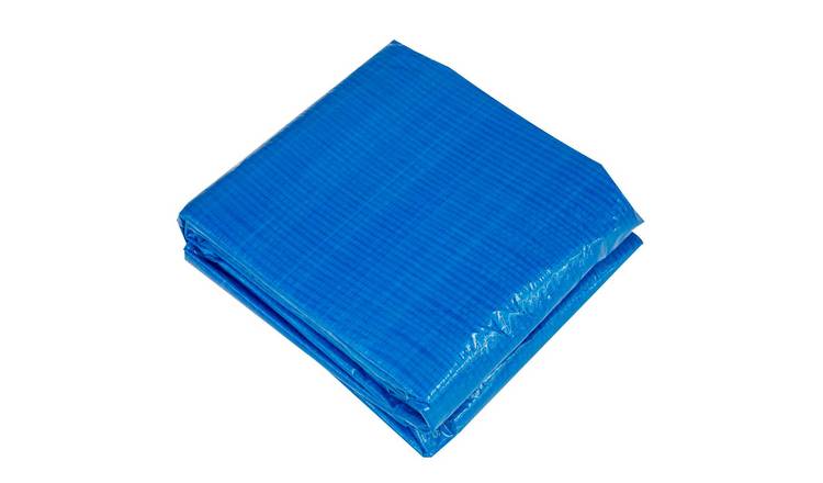 Dellonda Round Swimming Pool Top Cover with Rope Ties - 360cm