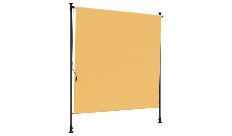 Walplus Polyester Outdoor Roller Blind - Sand - 100 x 270 cm