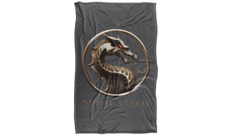 Mortal Kombat Movie Logo Soft Touch Blanket - 147cm x 91cm
