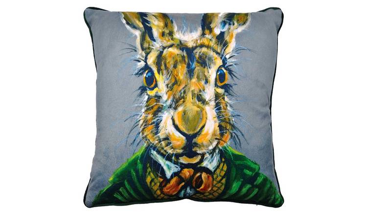 Louise Brown Hartley Rabbit Filled Cushion