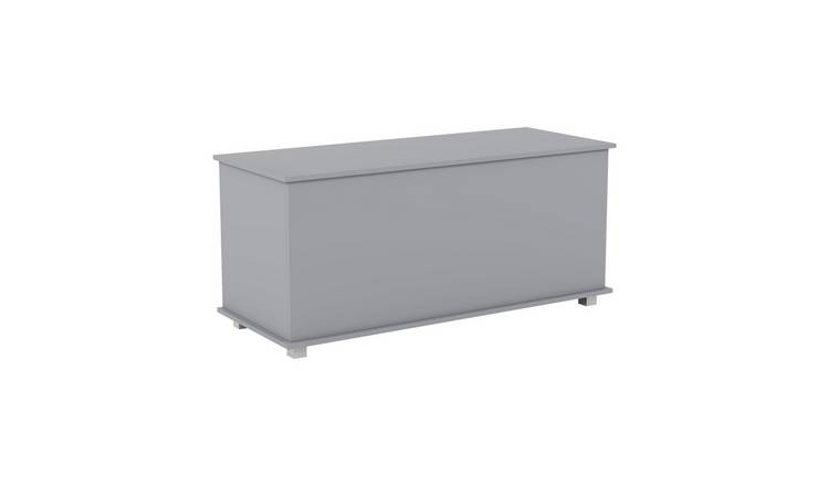 Vida Designs Leon Storage Ottoman - Grey