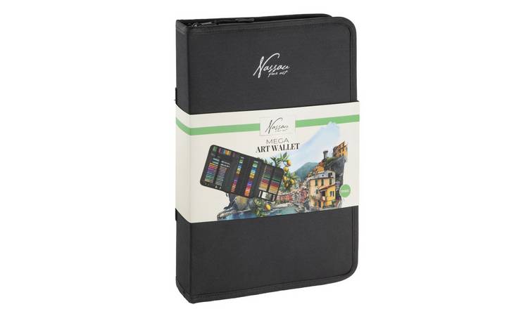 Totum Mega Fine Art Wallet Set Drawing Colouring Artist - 77 Piece