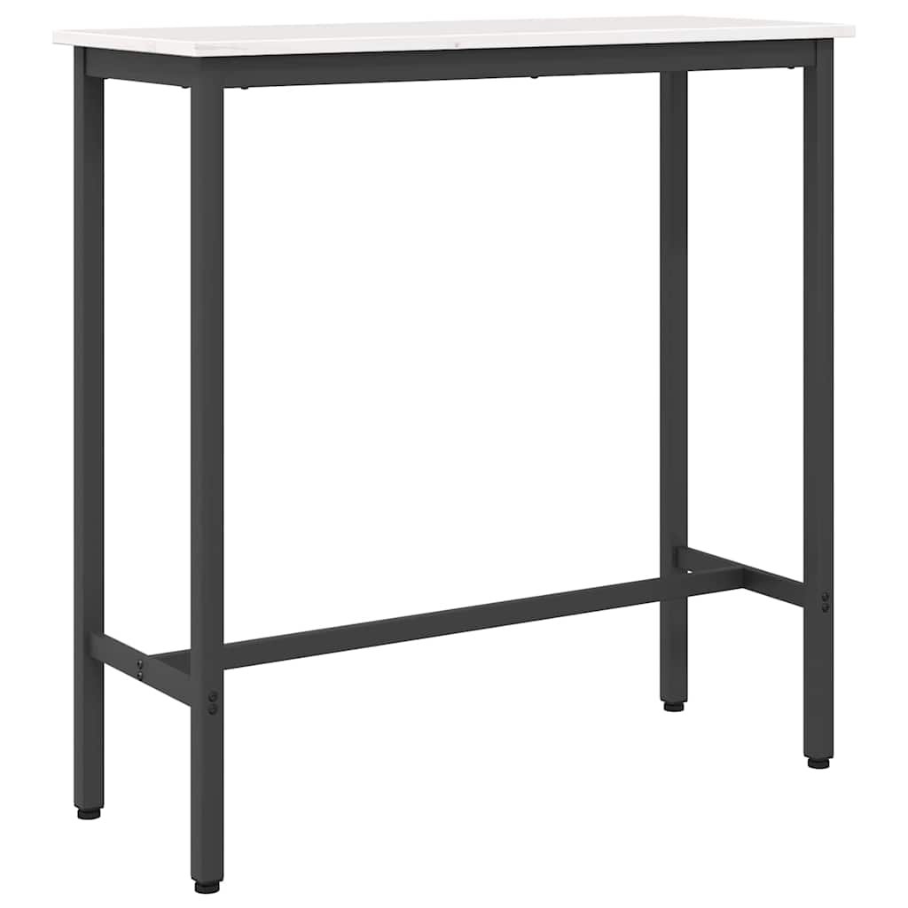 Walplus Engineered Wood Table - White - 100 x 40 x 101 cm - Image 2