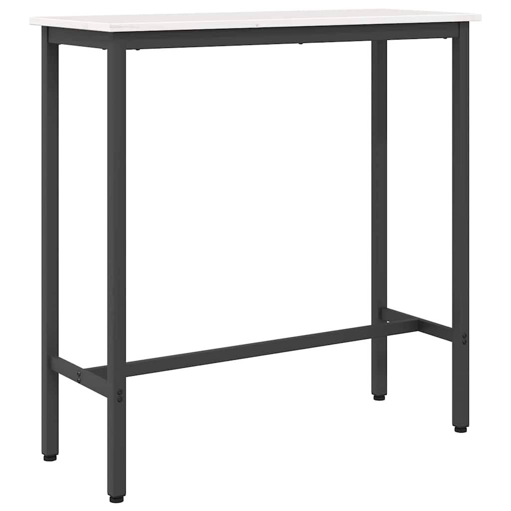 Walplus Engineered Wood Table - White - 100 x 40 x 101 cm - Image 2
