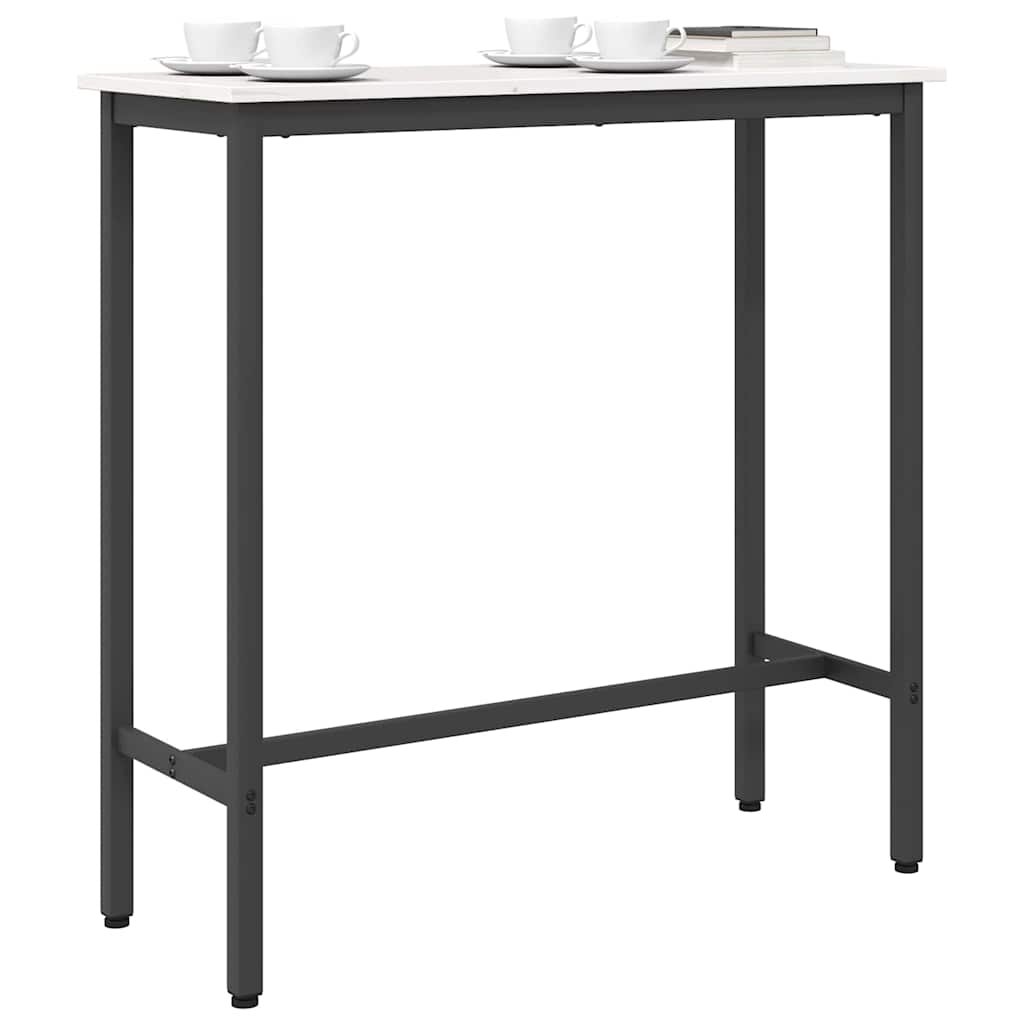 Walplus Engineered Wood Table - White - 100 x 40 x 101 cm - Image 3