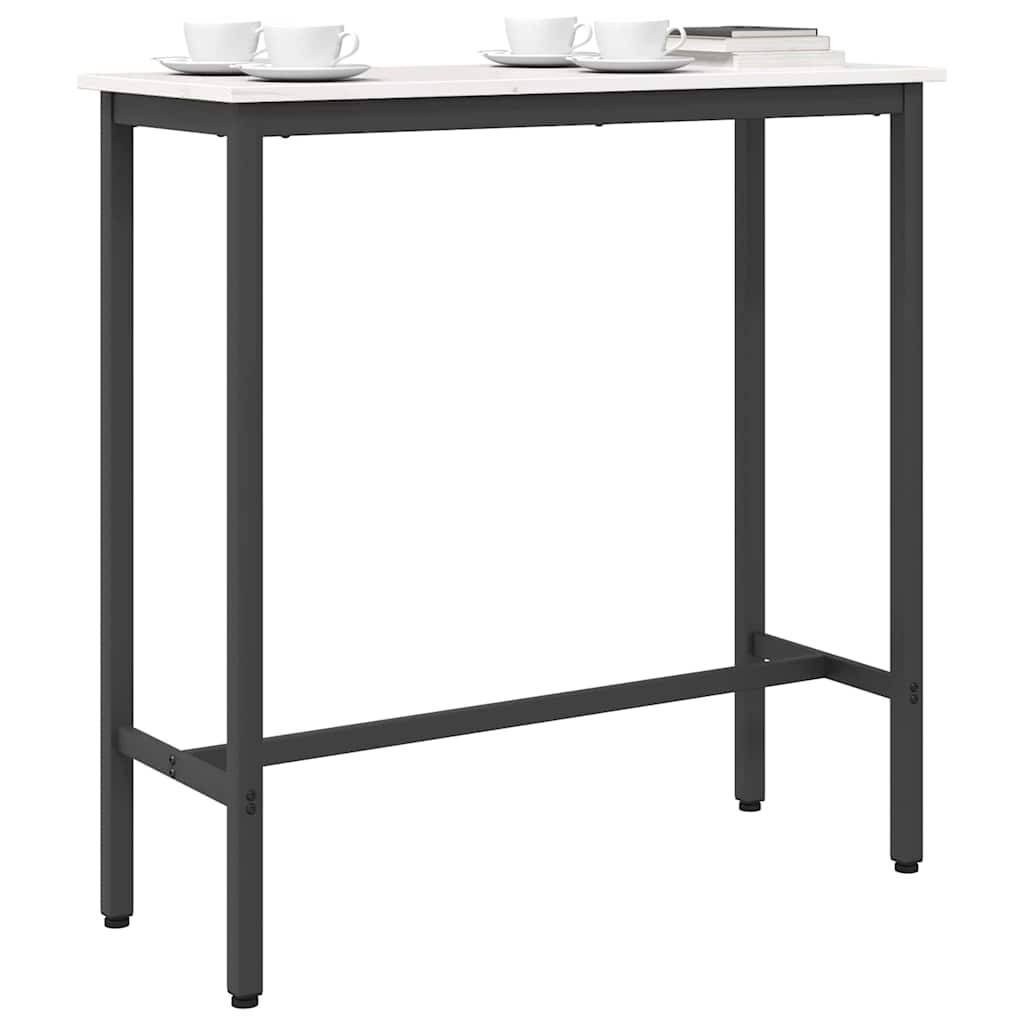 Walplus Engineered Wood Table - White - 100 x 40 x 101 cm - Image 3