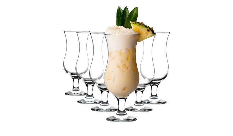 LAV Fiesta Pina Colada Glasses - Pack of 6