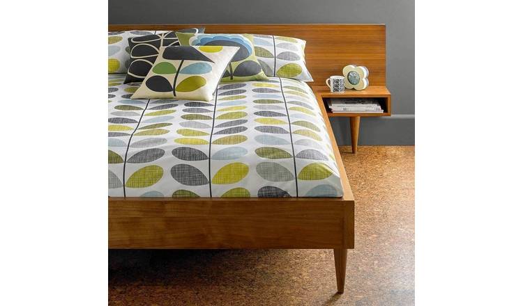 Orla Kiely Scribble Stem Duck Egg Duvet Cover - Double