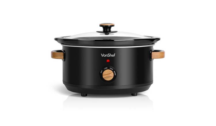 VonShef Fika 3.5L Non-Stick Ceramic Slow Cooker - Nordic