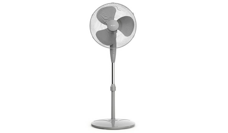 Air Pro 16in Pedestal Fan 50W with 3 Speeds & 70° Oscillation - Grey