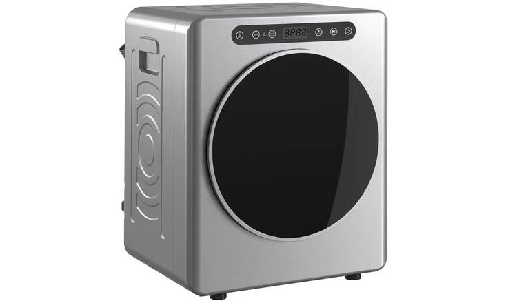 HOMCOM 3kg Vented Tumble Dryer with ECO Modes Multiple Timer - Silver